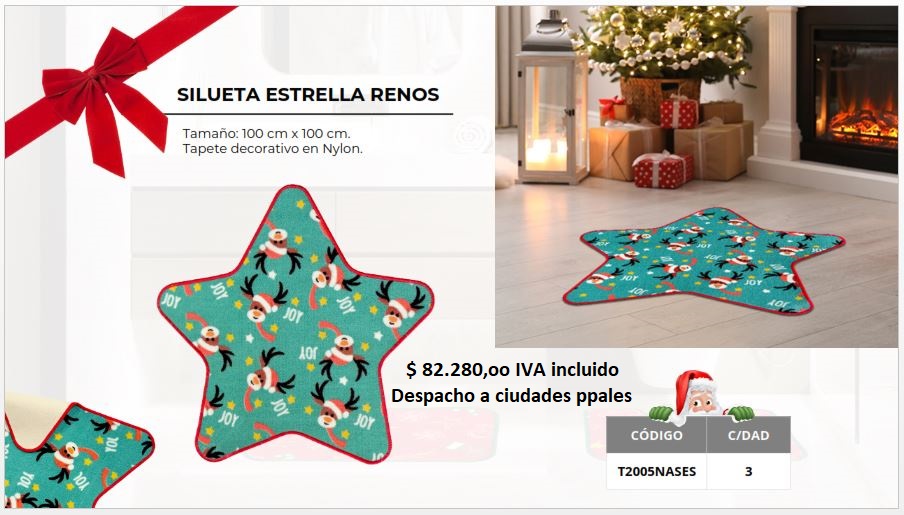 T2005 NASES - SILUETA ESTRELLA RENOS con precios