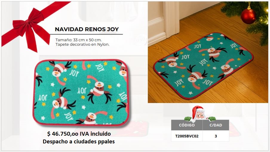 T2005BVC02 NAVIDAD RENOS JOY con precio